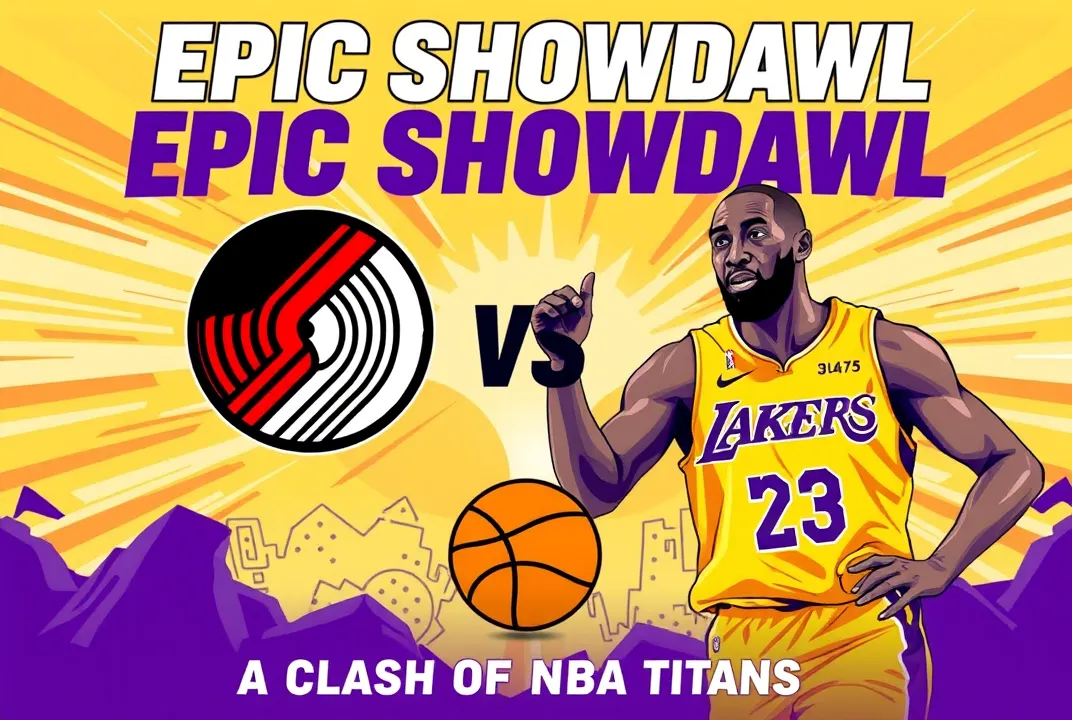 Witness the ultimate battle as the Trail Blazers face off against the Lakers in an electrifying NBA showdown! Who will reign supreme?