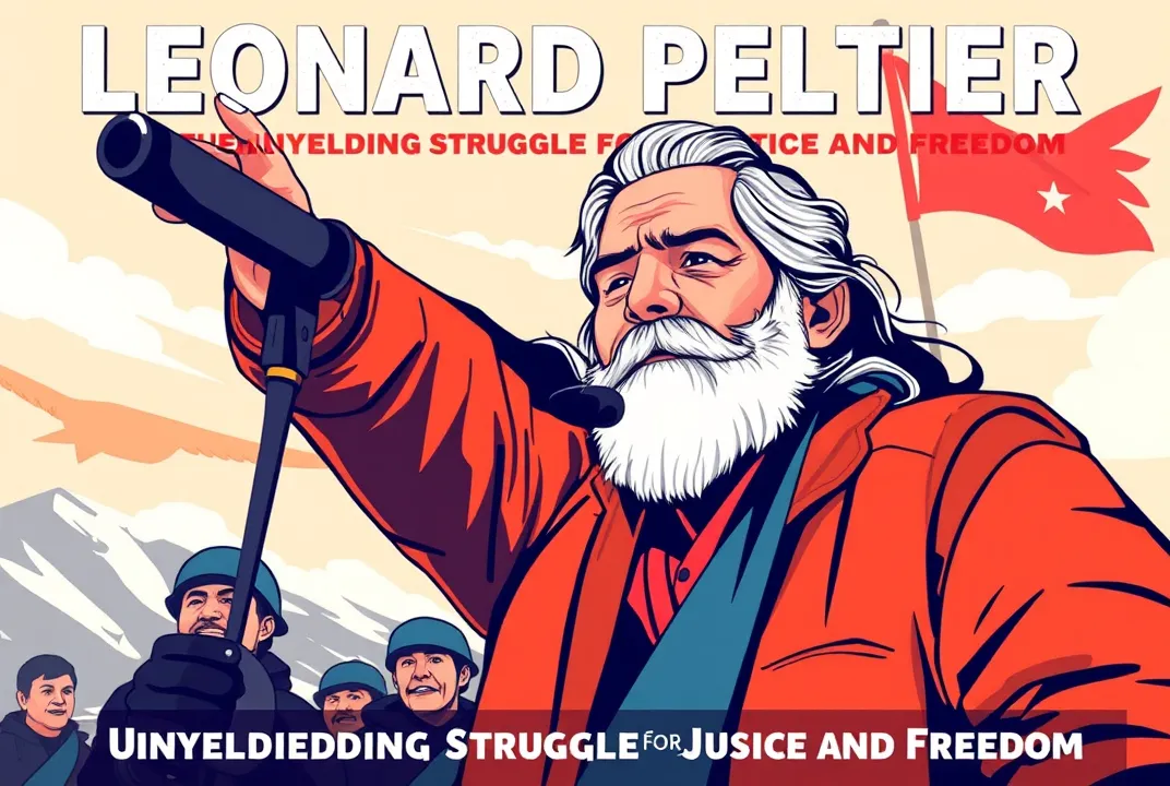 Explore Leonard Peltier's unwavering fight for justice and freedom, illuminating the struggle of Indigenous rights and resilience against oppression.