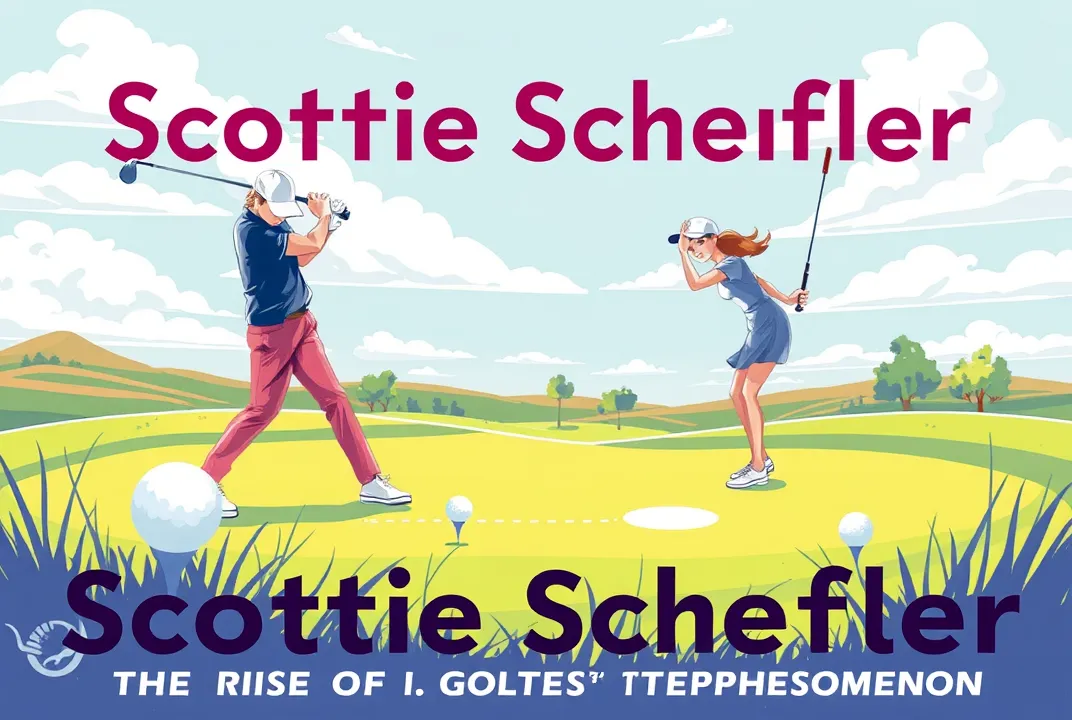 "Discover the inspiring journey of Scottie Scheffler, golf's latest sensation, as he ascends to stardom with talent, passion, and relentless drive."